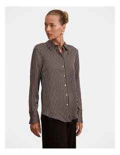 Coco Satin Shirt in Multi