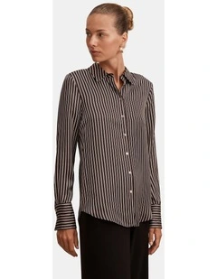 Coco Satin Shirt in Multi