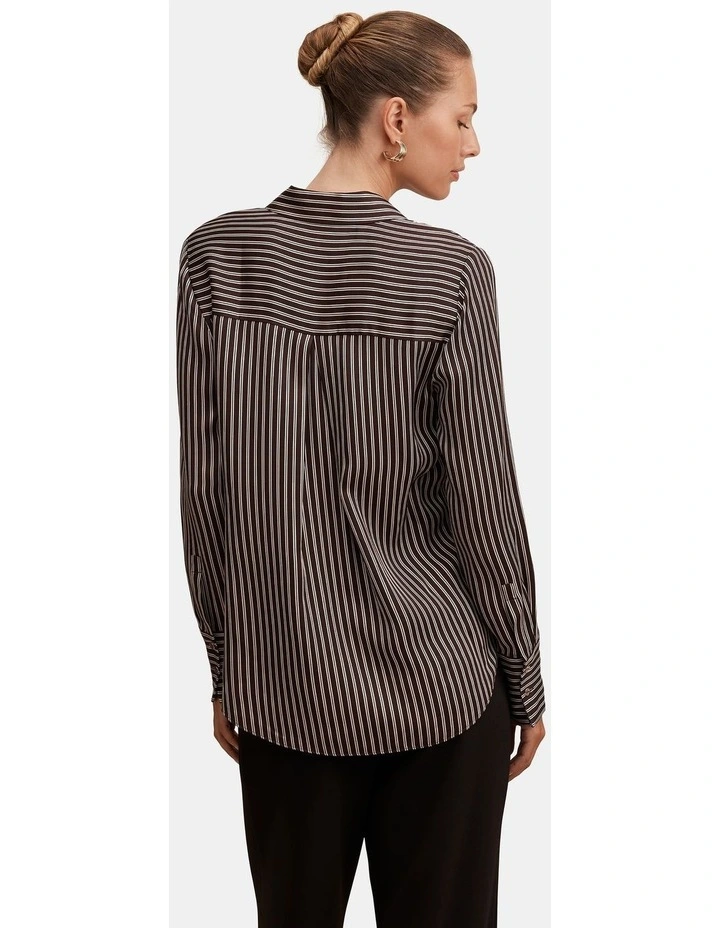 Coco Satin Shirt in Multi image 2