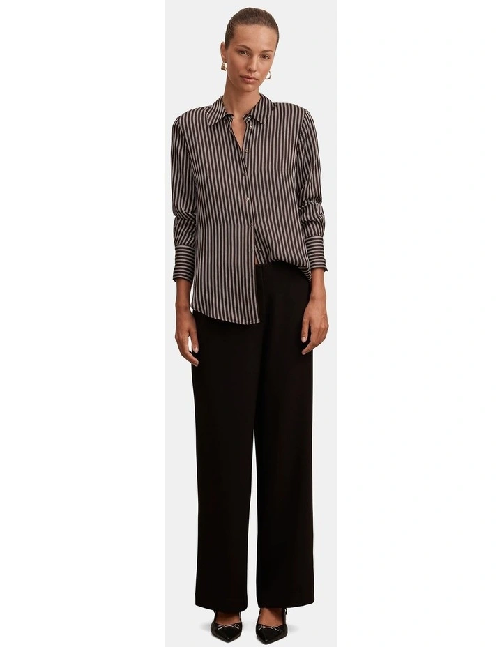 Coco Satin Shirt in Multi image 5