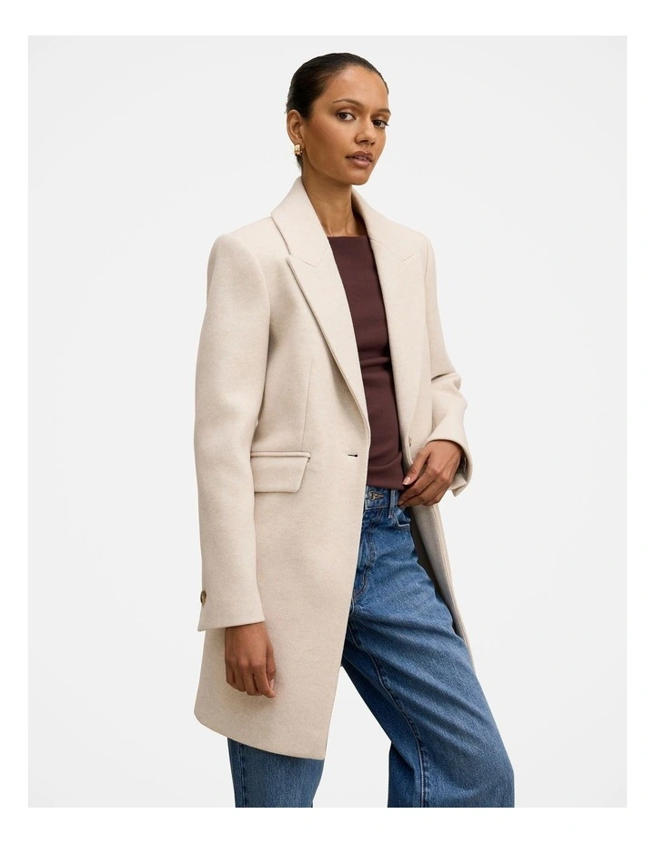 Brianna Coatigan in Cream image 3