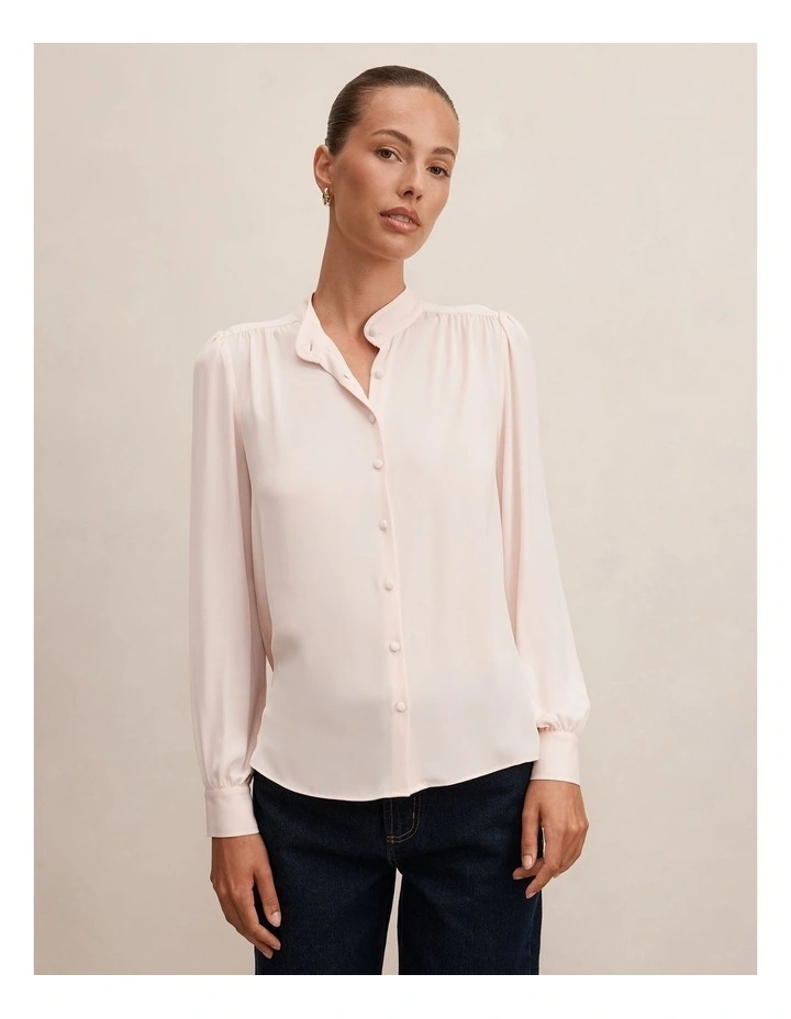 Bailey Long Sleeves Blouse in Pink image 1