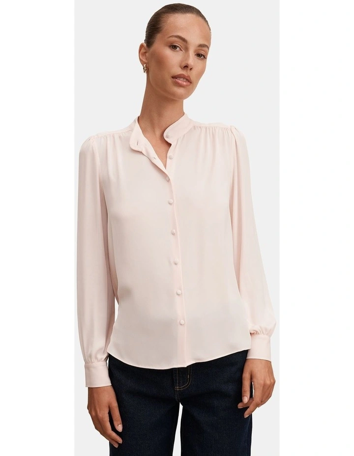Bailey Long Sleeves Blouse in Pink image 1