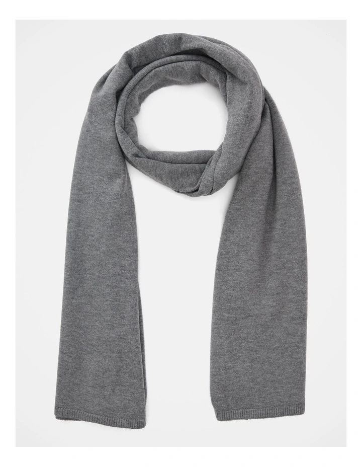 Isabella Shawl Scarf in Grey image 1