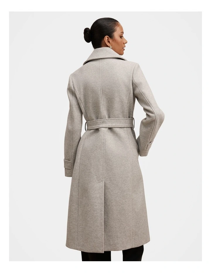 Sandy Belted Coat in Grey image 2