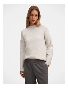 Kerrie Relaxed Jumper in Grey