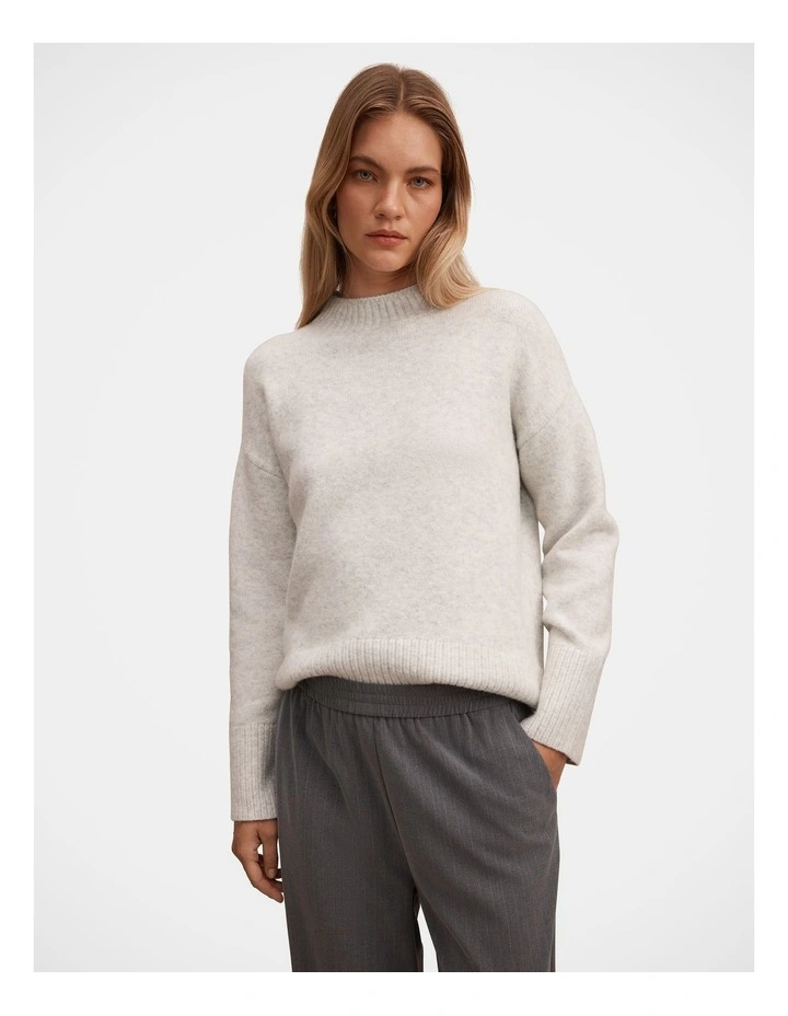 Kerrie Relaxed Jumper in Grey image 1
