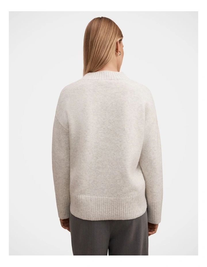 Kerrie Relaxed Jumper in Grey image 2