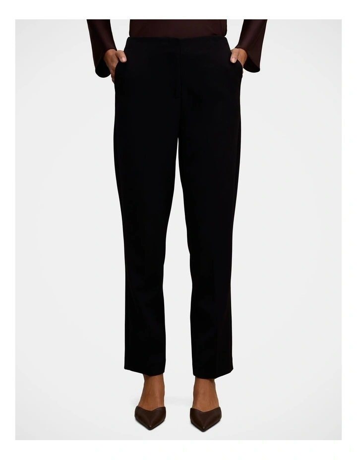Jemima Tapered Pant in Black image 1