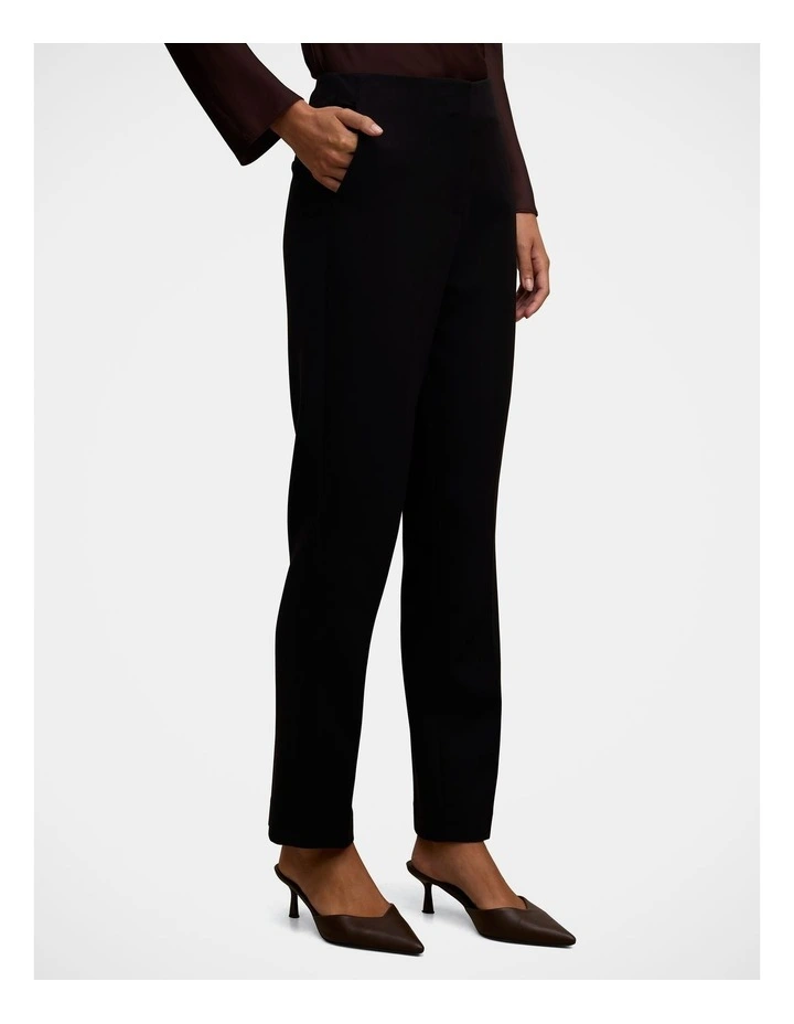 Jemima Tapered Pant in Black image 3