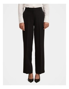 Ada Straight Leg Pants in Black