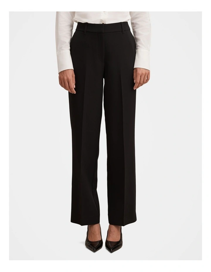Ada Straight Leg Pants in Black image 1