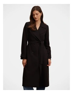 Lilah Trench Coat in Black