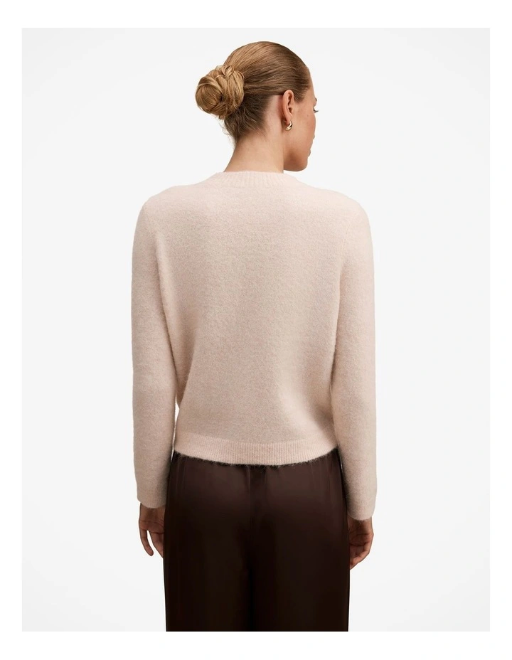 Faye Crew Neck Sweater in Pink image 2