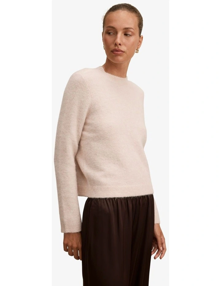 Faye Crew Neck Sweater in Pink image 3