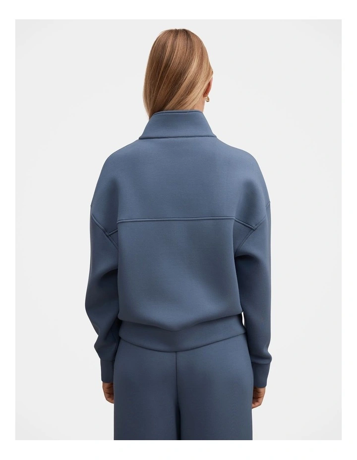 Heidi Seam Detail Lounge Jumper in Blue image 2