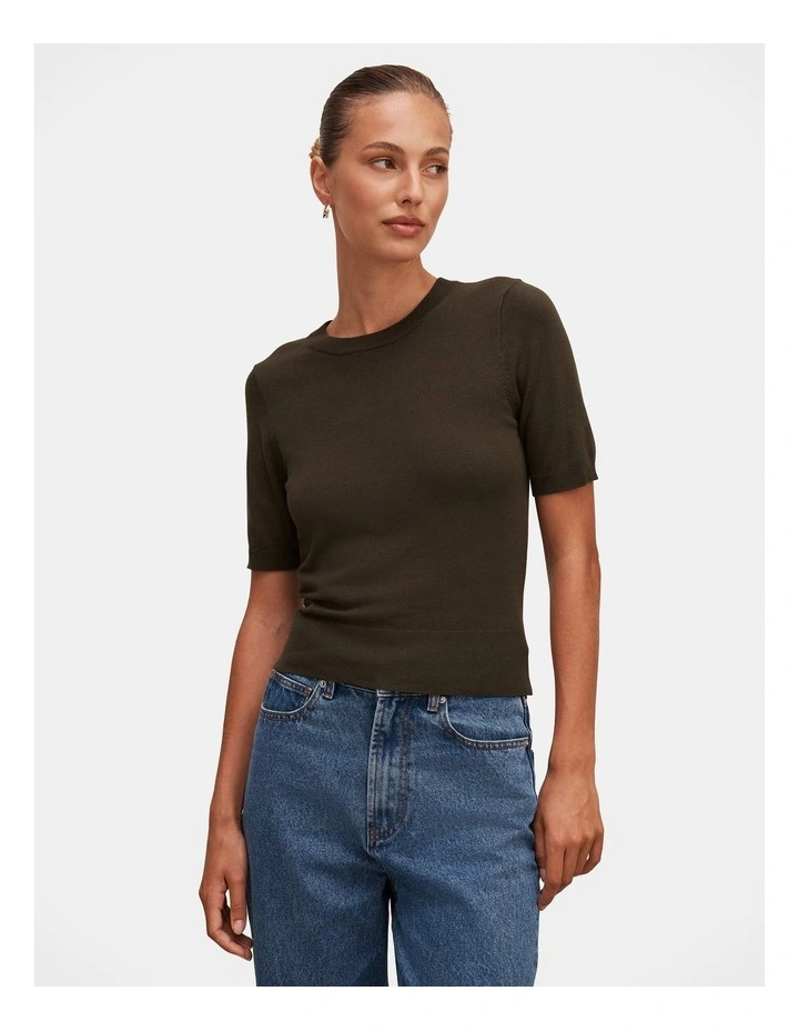 Maisie Short Sleeves T-shirt in Green image 1