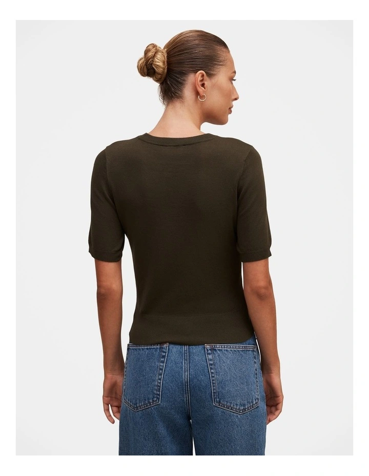 Maisie Short Sleeves T-shirt in Green image 2