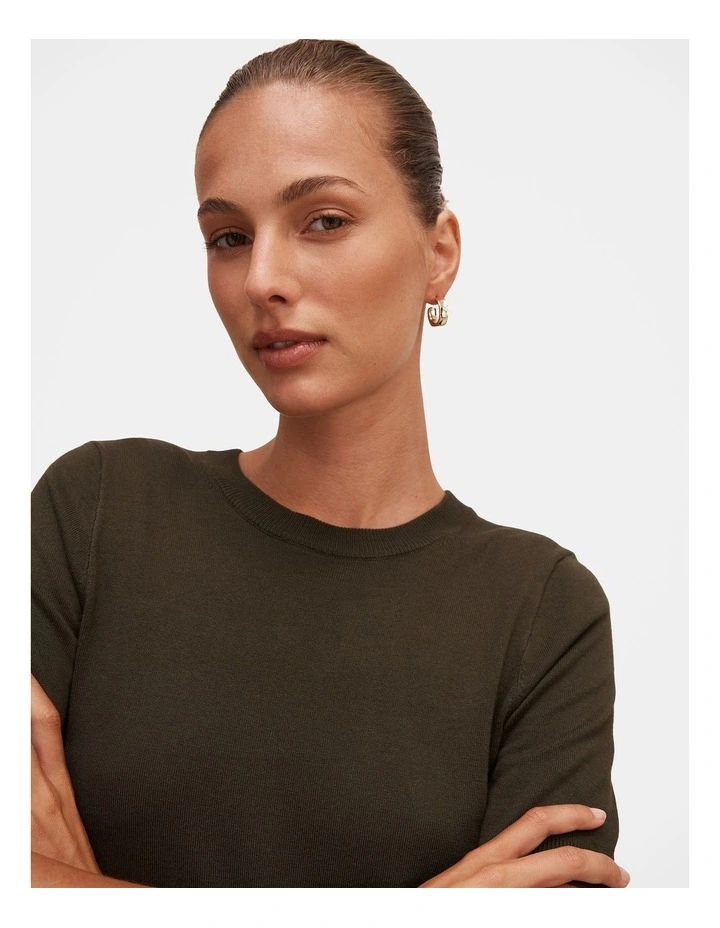 Maisie Short Sleeves T-shirt in Green image 4