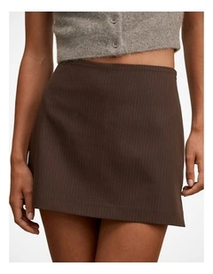 Bree Mini Skort in Brown