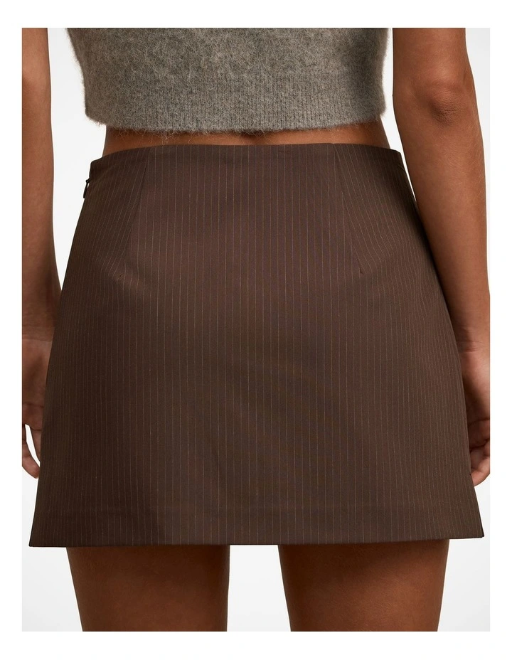Bree Mini Skort in Brown image 2