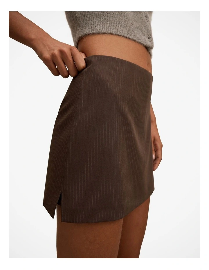 Bree Mini Skort in Brown image 4