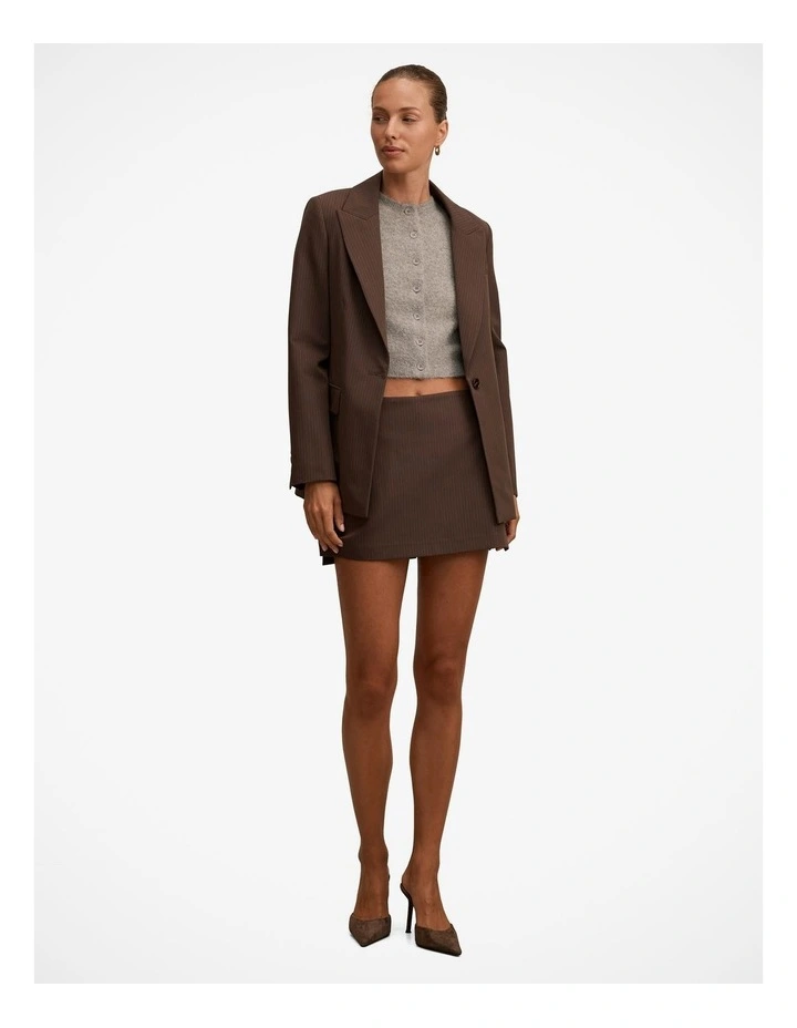 Bree Mini Skort in Brown image 5