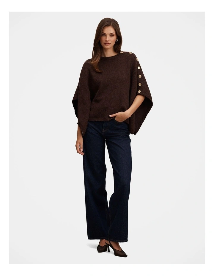 Nicole Hardware Cape in Brown image 5