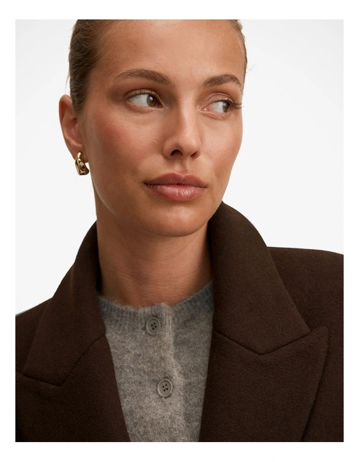 Isobel Topcoat in Brown image 4