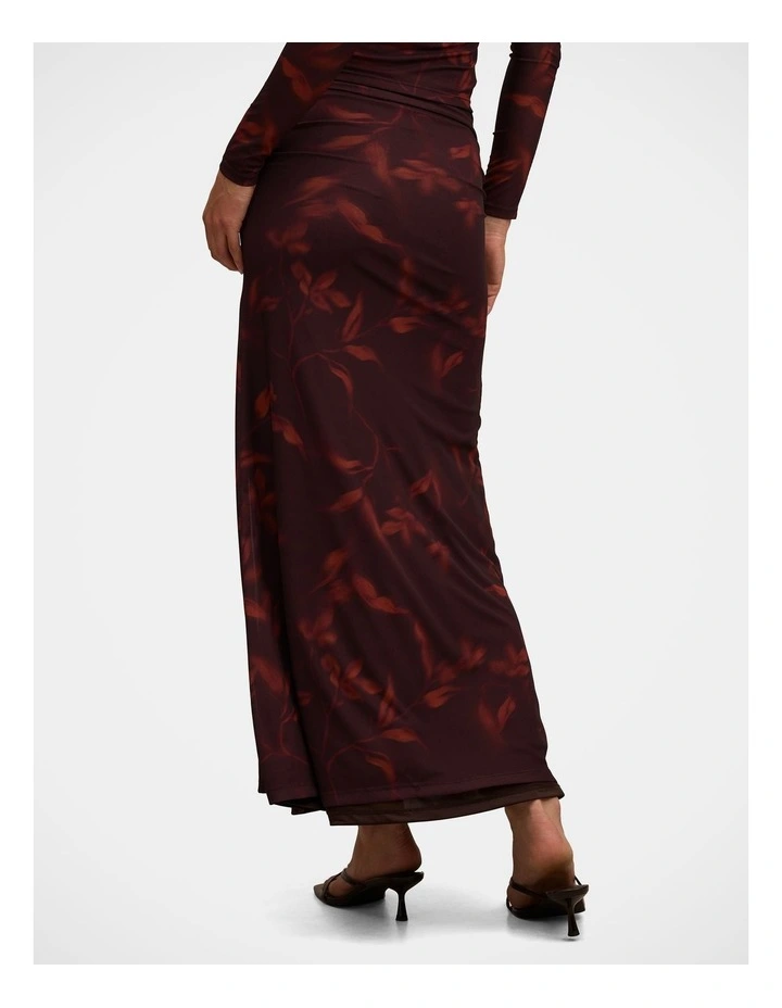 Mimi Flute Maxi Skirt in Multi image 2