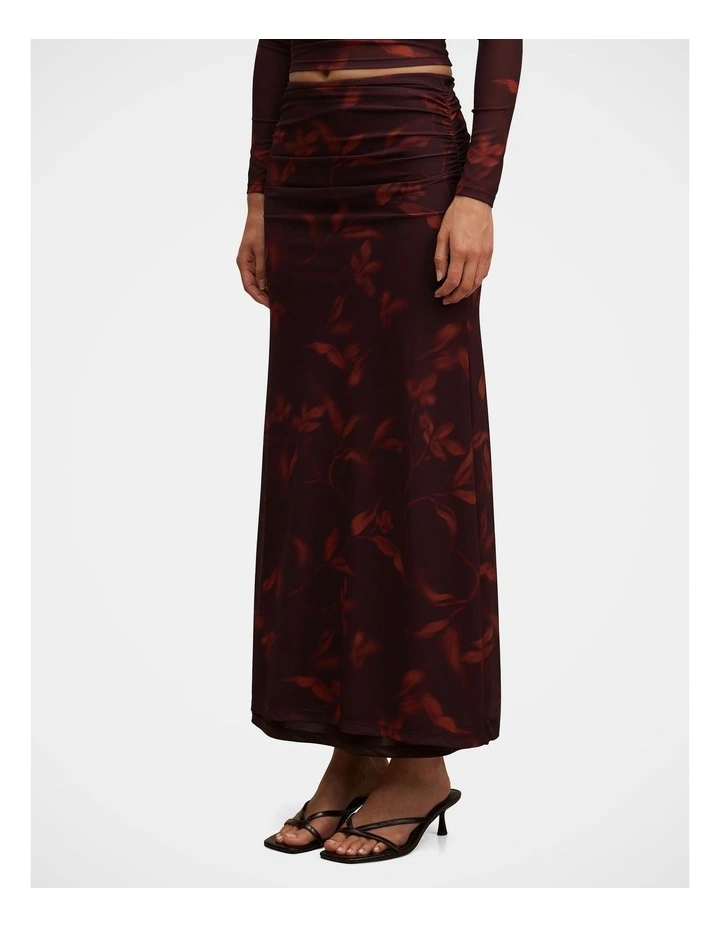 Mimi Flute Maxi Skirt in Multi image 3