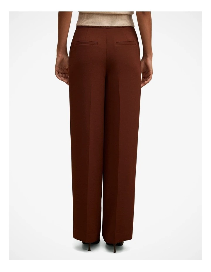 Dani Straight Leg Pant in Red image 2