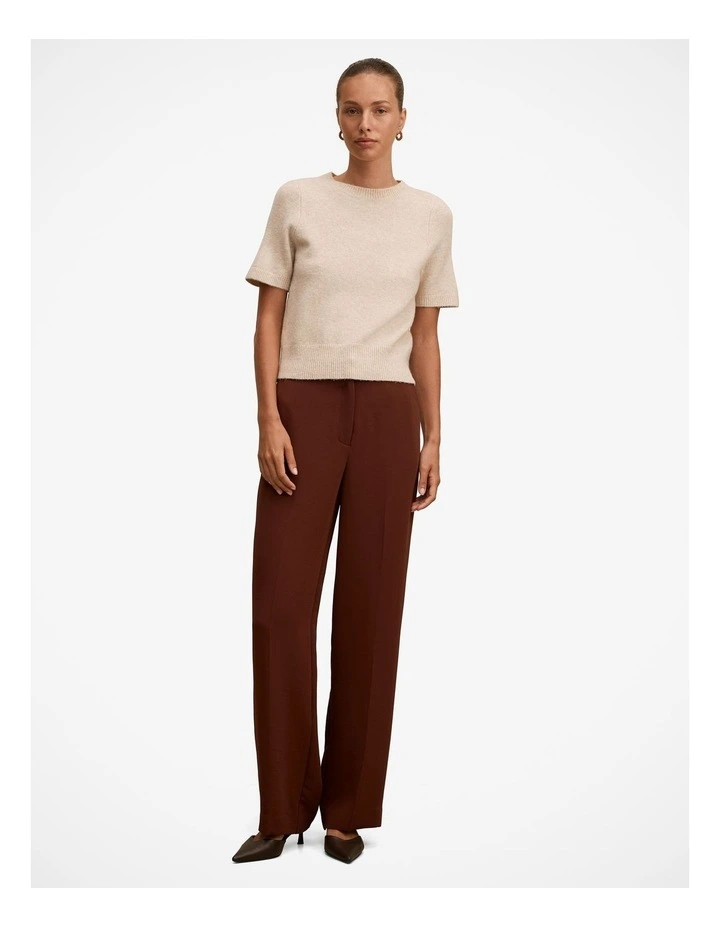 Dani Straight Leg Pant in Red image 5