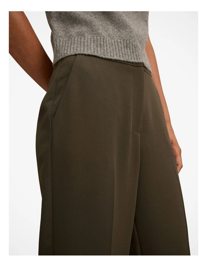 Dani Straight Leg Pant in Green image 4