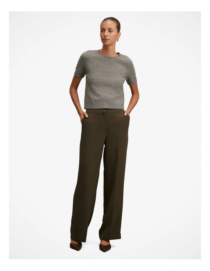 Dani Straight Leg Pant in Green image 5