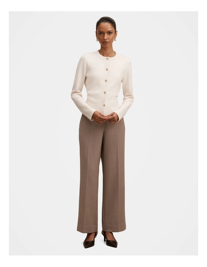 Ada Straight Leg Pant in Brown image 5