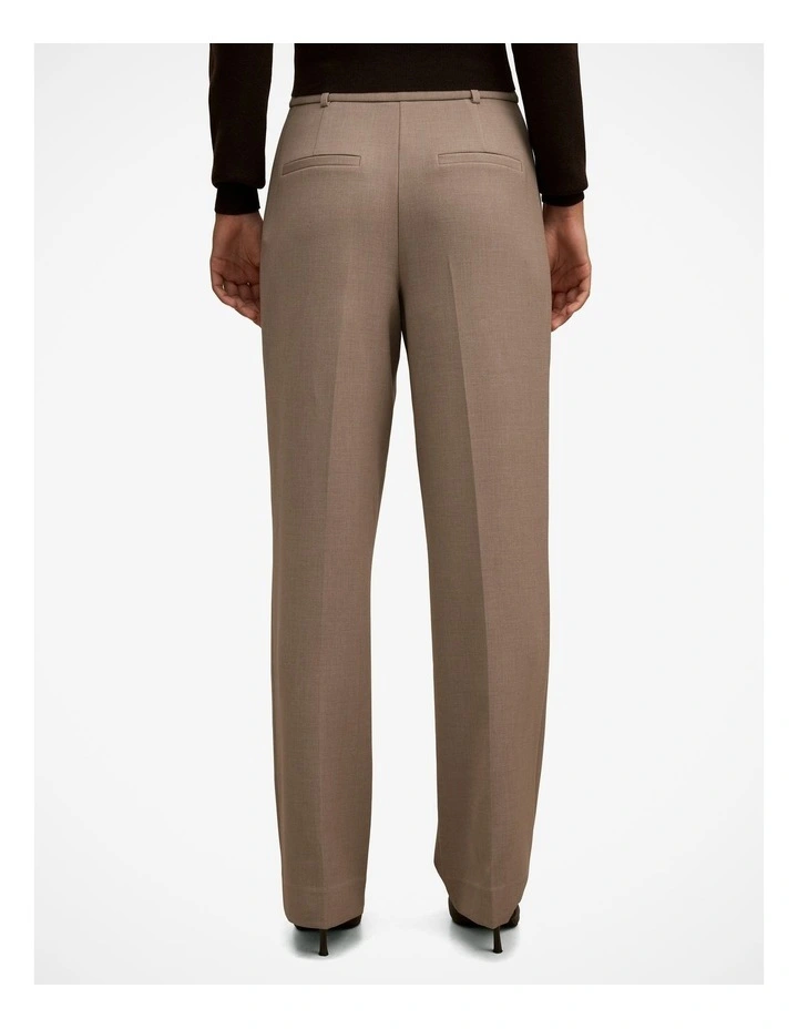 Ada Straight Leg Pant in Brown image 2