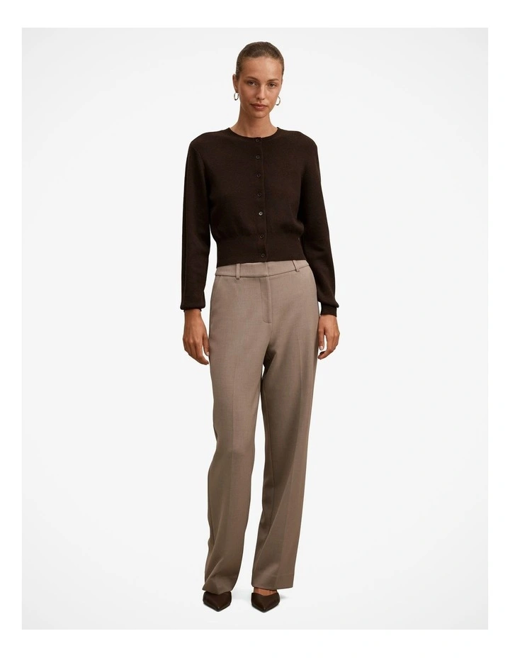 Ada Straight Leg Pant in Brown image 5