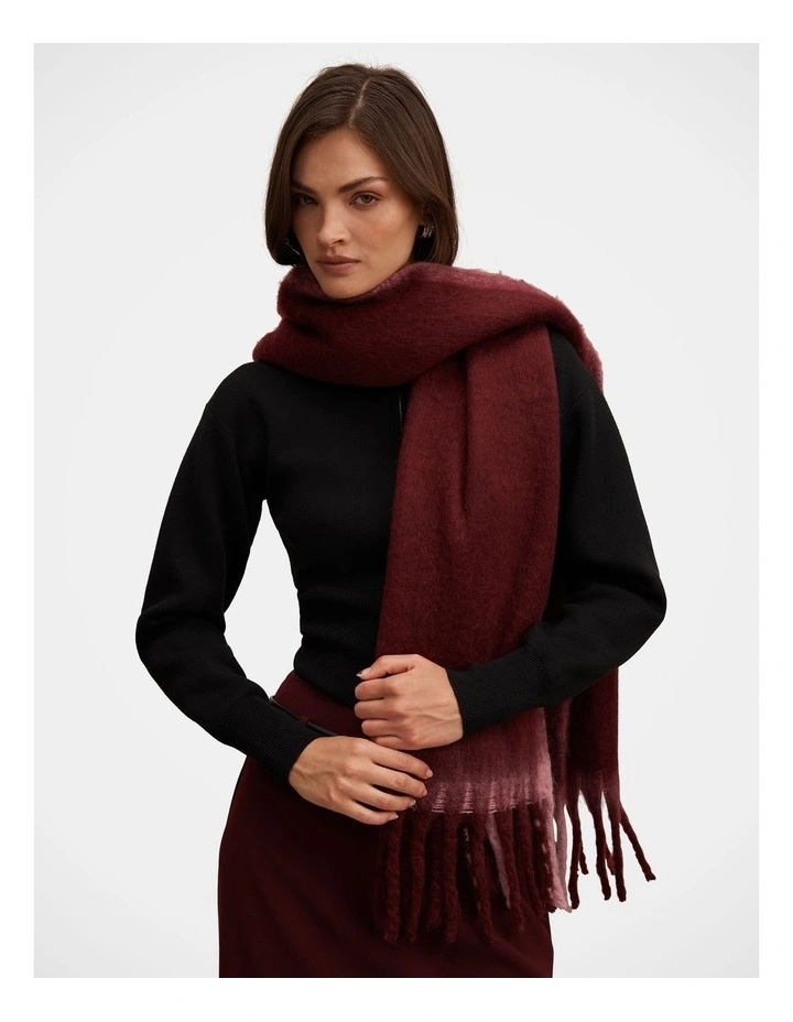 Abbey Brushed Scarf in Multi image 2