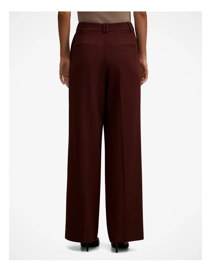 Pia Wide Leg Suit Pants in Purple image 2
