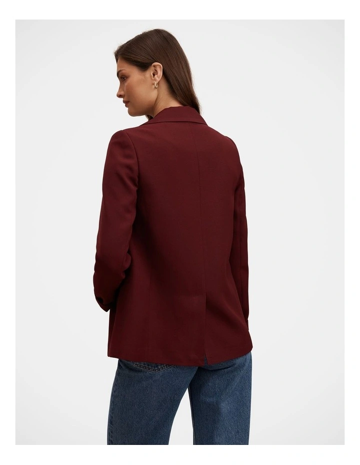 Dylan Boyfriend Blazer in Purple image 2