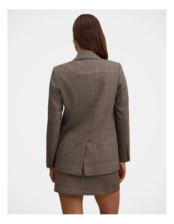 Eleanor Double Breasted Blazer in Grey image 2