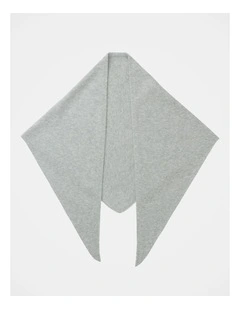 Tina Triangle Scarf in Grey