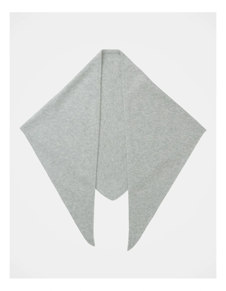 Tina Triangle Scarf in Grey image 1
