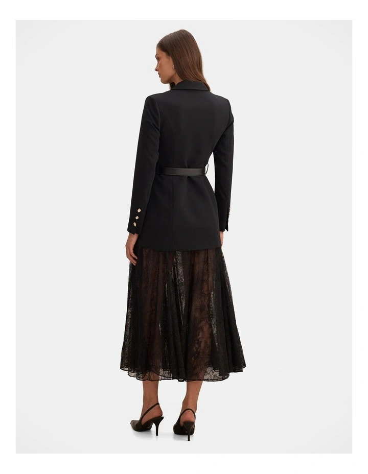 Fallon Blazer 2-in-1 Lace Dress in Black image 2