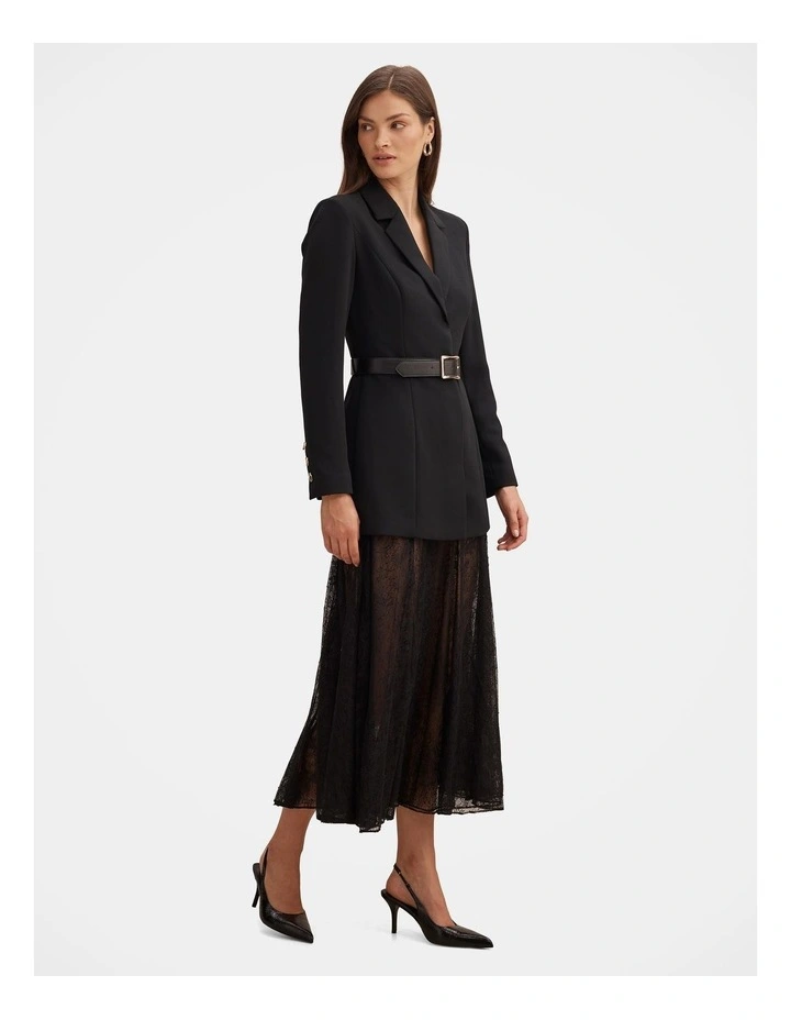 Fallon Blazer 2-in-1 Lace Dress in Black image 3