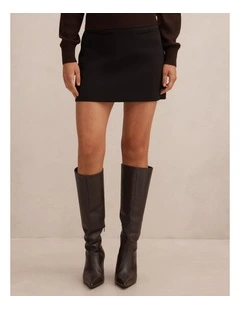 Josie Pocket Mini Skirt in Black