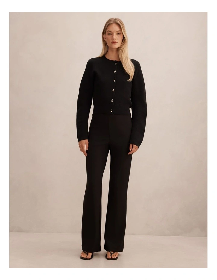 Maia Flared pants in Black image 5