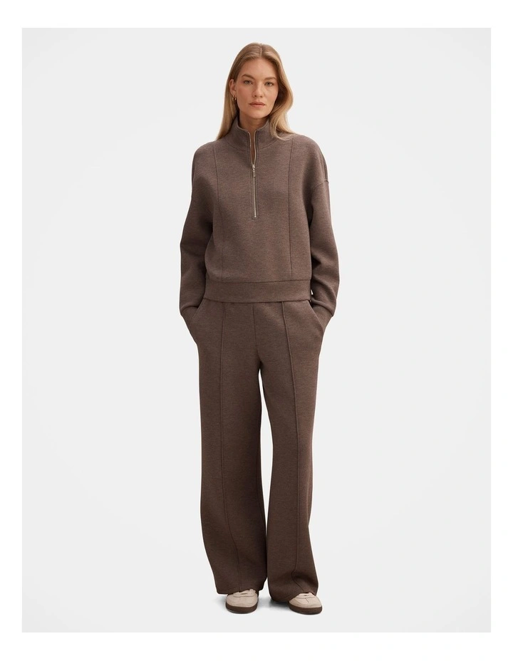 Hunter Wide Leg Lounge Pants in Brown image 5