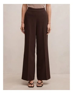 Marissa Wide Leg Pants in Chocolate